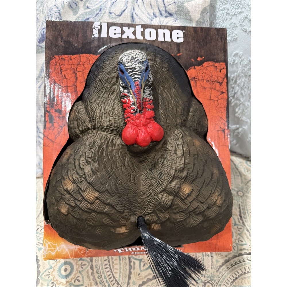 Flextone Thunder Creeper Full Strut Portable Turkey Decoy Hunting Outdoor